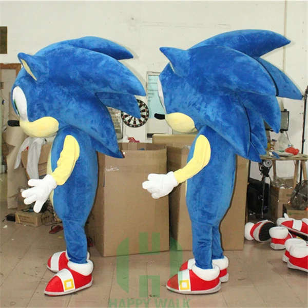  Костюм персонажа мультфильма HI CE Sonic костюм талисмана для взрослых высокого