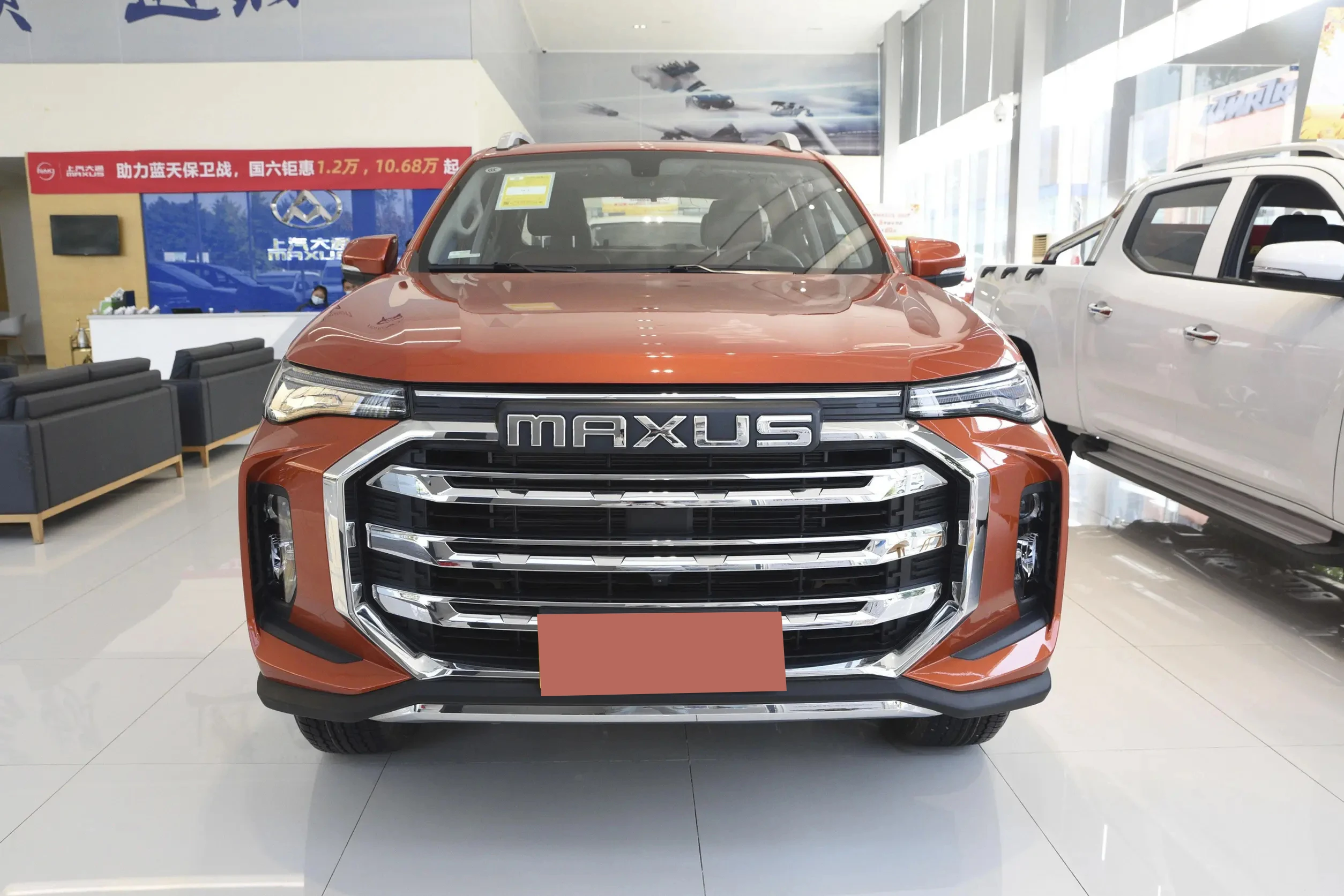 SAIC Maxus MAXUS T90 EV Pickup Electric Vehicle 4WD 4x4 Diesel Truck New Condition R20 Tire Size Leather Seats Manual Gear Dark