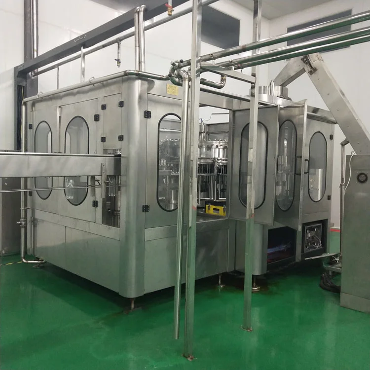 8000BHP Automatic PET Bottle Drink Bottling Plant Soda Filling And Capping Machine
