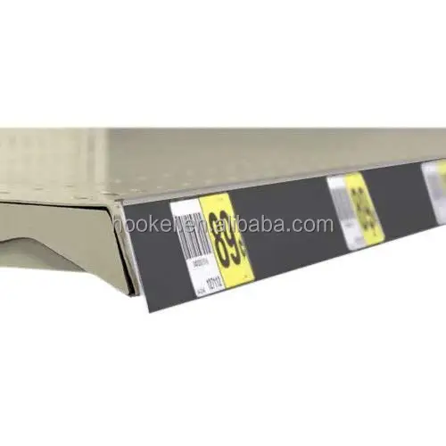 Самоклеящиеся держатели этикеток полки Держатели со вставками для бумажных Пластиковые ценников прозрачные