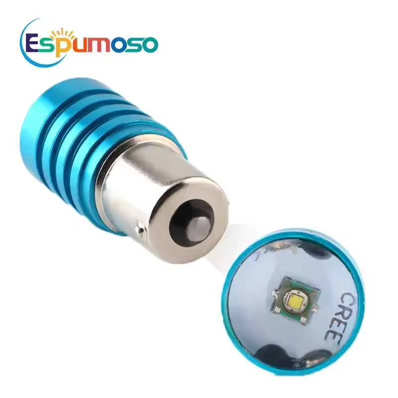 Espumoso Car Led Backup Reverse Lamp 1156 1157 Crees 7W Daytime Running Light Bulb Car-styling Light-emitting Diode Fog Lamp