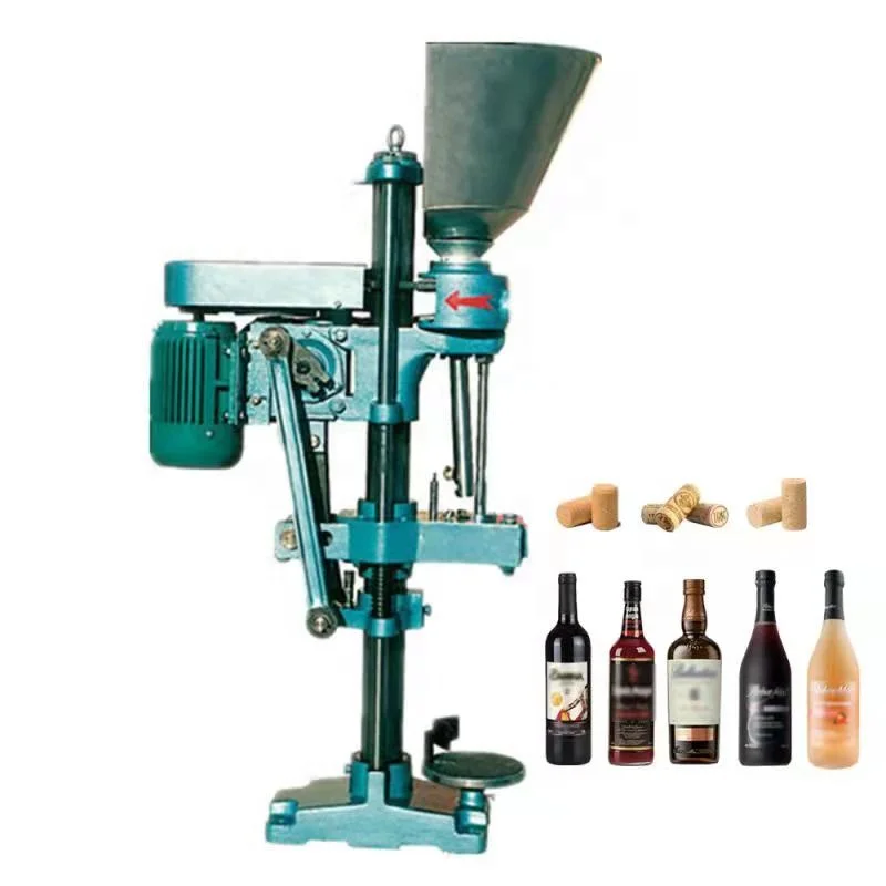 DUOQI ZRTY-1F Factory Semi- Automatic Manual Glass Bottle Wine Cork Bottle ROPP Capping Machine For Sealing Red Wine
