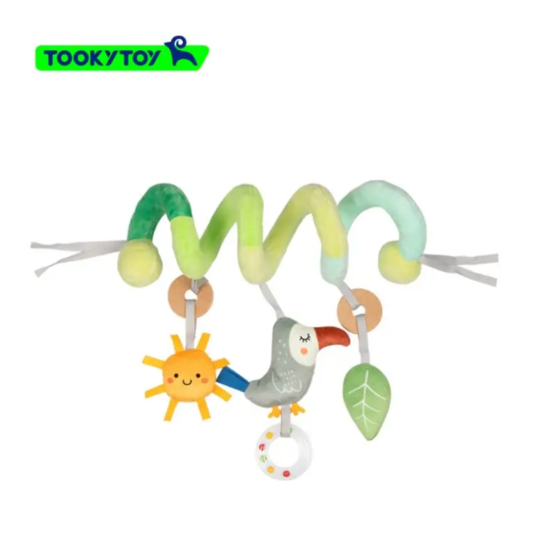 Baby Multifunctional Bed Bell Cart Hanging Bed Bell Early Education Animal Bed Pendant Baby Comfort Plush Toy