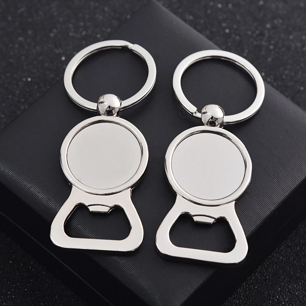 Factory Wholesale Custom Logo Sublimation Blank White Stainless Steel Bottle Opener