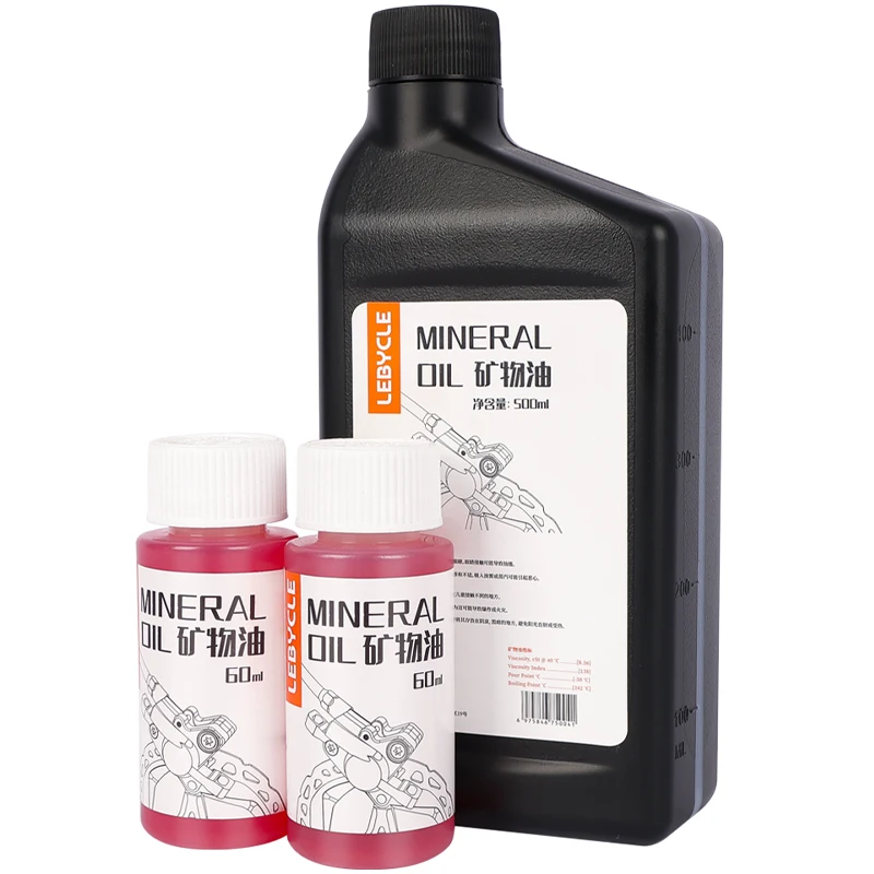 Lebycle Bicycle Brake Mineral Oil System 60ml Fluid Cycling Mountain Bike For Shimano Bike Hydraulic Disc Brake Oil