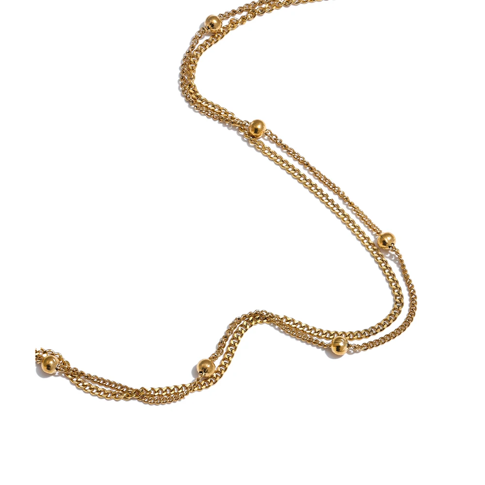 JINYOU 623 Summer Beach Stylish Jewelry Stainless Steel Tarnish Free Waist Chain Body Chain Golden Accessories 2024