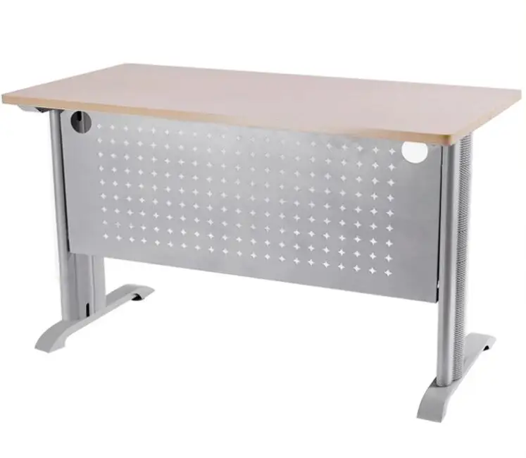 Stainless Steel I-Shape Table Legs with Metal Adjust Foot Levelers Base OEM Cup Powder Coated in Black or White for Living Room