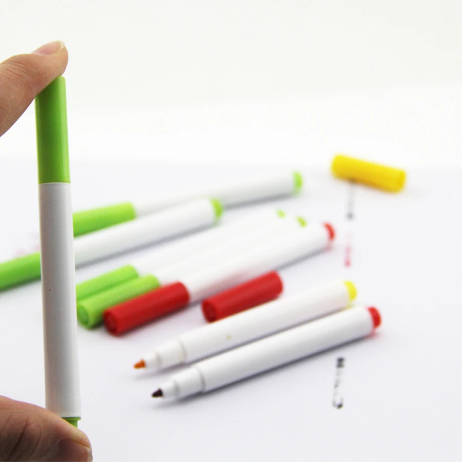 Mini Wet Eraser White Ink Marker Glass Board Writing Wet Eraser Marker