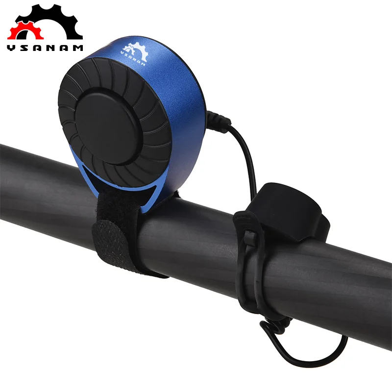 YSANAM Bcicleta Bike Horn Electronic Bicycle Bell 100-120 DB Waterproof 4 Sound Modes With Rechargeable Battery