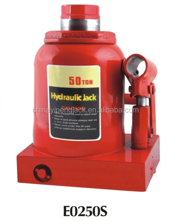 Auto Car Lifting Tools 50Ton Steel Hydraulic Bottle Jack with Safety Valve