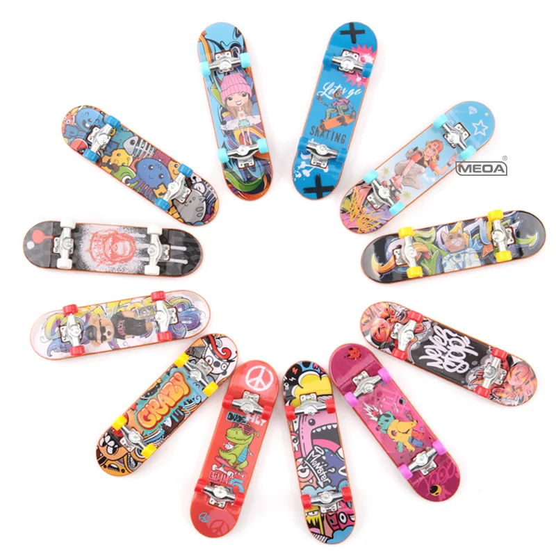 Mini Professional Complete Park Ramp Deck Fingerboard Finger Sports Skateboard Skate Set Toys New