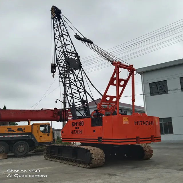 Perfect Condition Used Crawler Crane Hitachi KH180 Original Japanese Production 50 Ton Construction Equipment Hitachi KH180