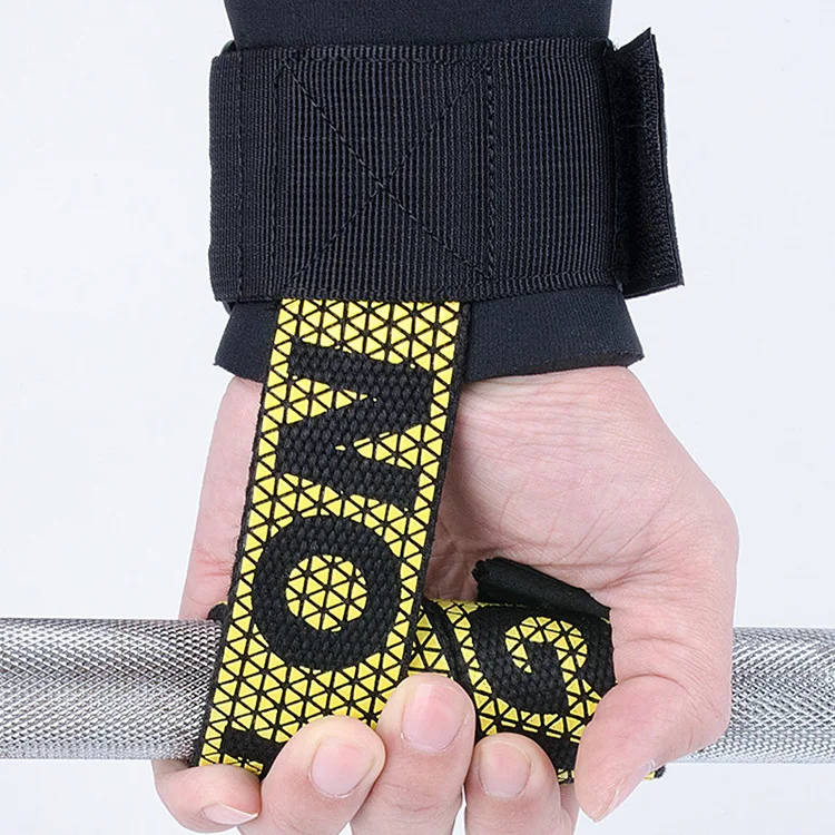 Amazon Popular Custom Logo Adjustable Gymnastic Fitness Weight Lifting Gym Wrist Wraps Strap with silica gel