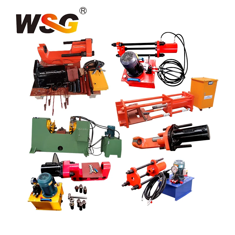 Berco design C type portable track press hand power hydraulic master pin press