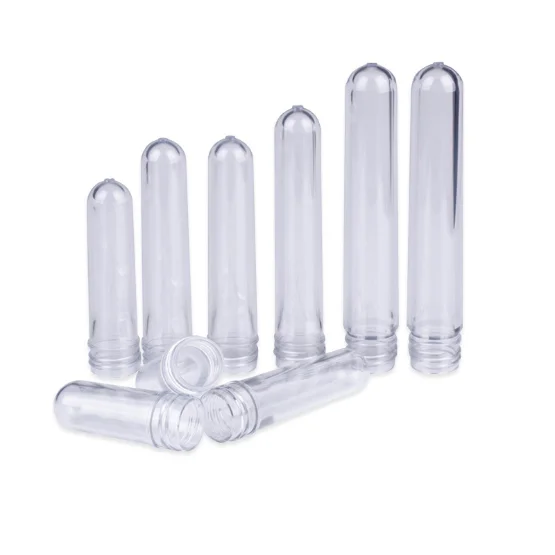 OEM Hot selling size standard 24mm 28mm 30mm PET preform for blowing 60-500ml hand sanitizer cosmetic bottle