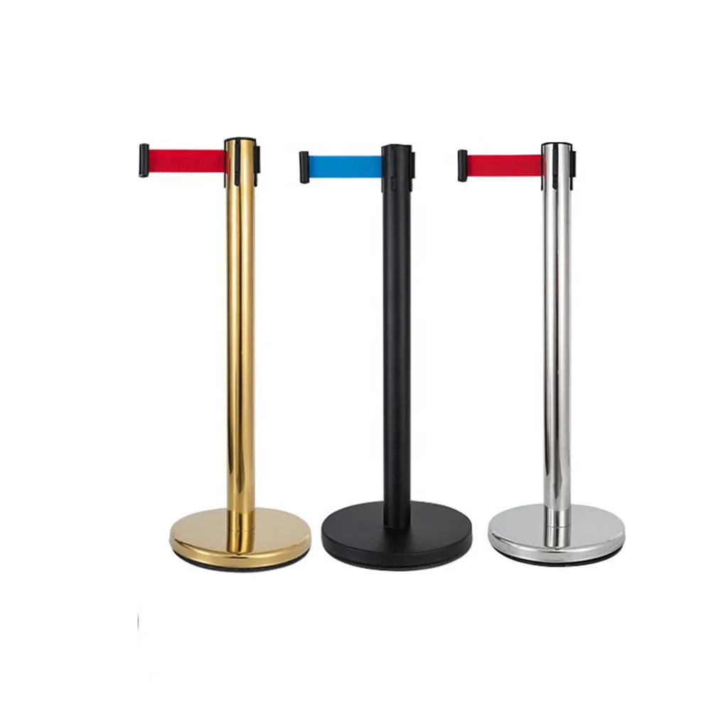 2023 wholesale retractable queue stand for crowd control