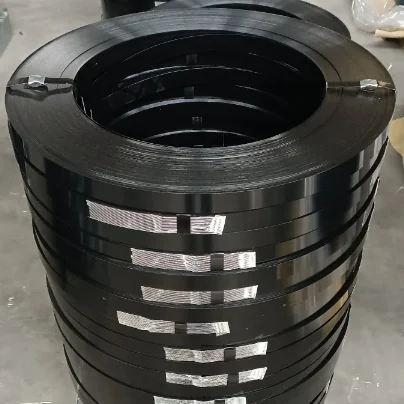 Decorative carbon steel strip Acid corrosion resistance 22mm Black Steel Strap Steel Strip Packing