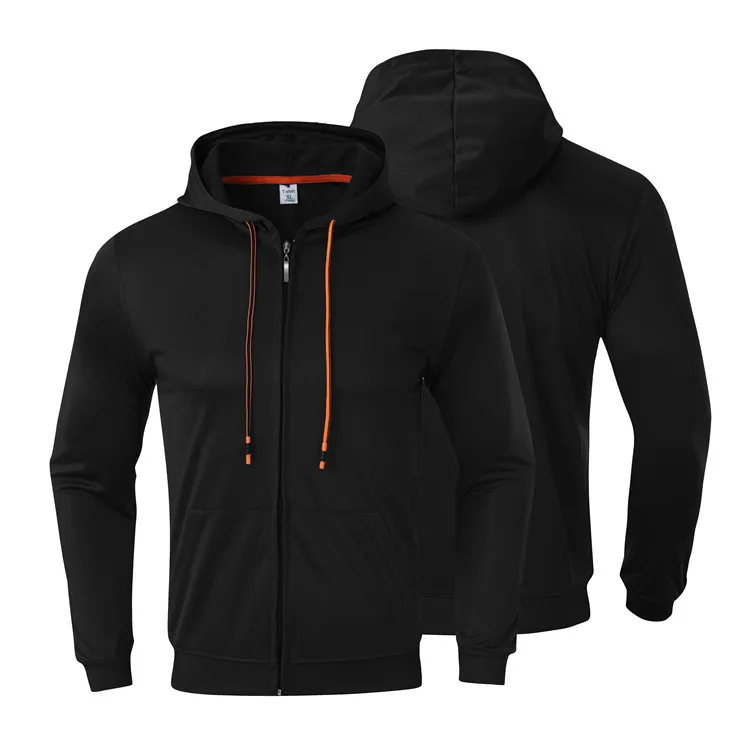 High Quality Custom Wholesale Kangaroo Pocket Hoodie Mens Pullover Zipper