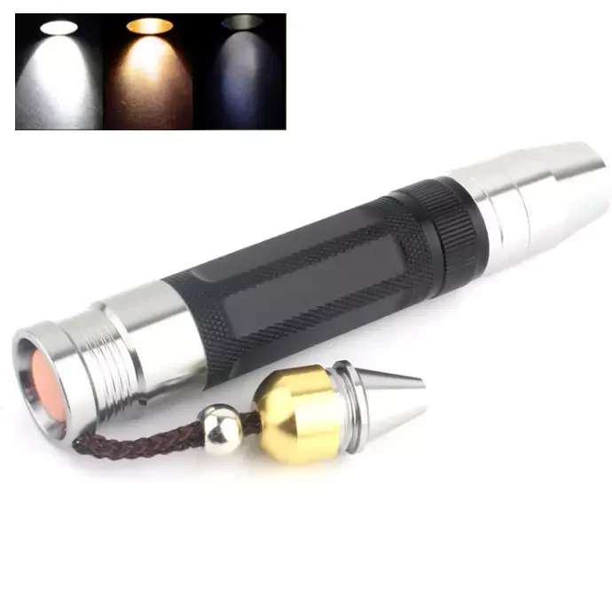 Mini Torch Professional UV LED Gemstone Flashlight white Light Flashlight For Stone Jade Appreciation