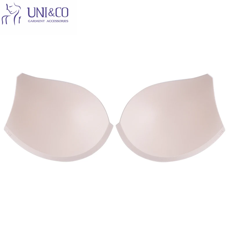 High Quality Soft Wireless Hot Pink Full Foam A B Cup Push Up Underwear Accessories For Sports Bra