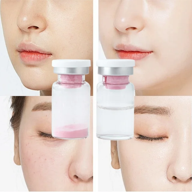 wrinkle treatment sponge spicule bio microneedling hydrolysed collagen firming protein powder pore minimizing vitamine b12 serum