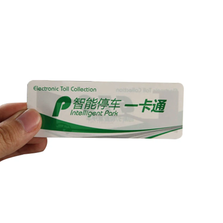 Top sales windshield uhf passive rfid tag 865-928mhz EPC reading uhf rfid tag sticker for vehicle car