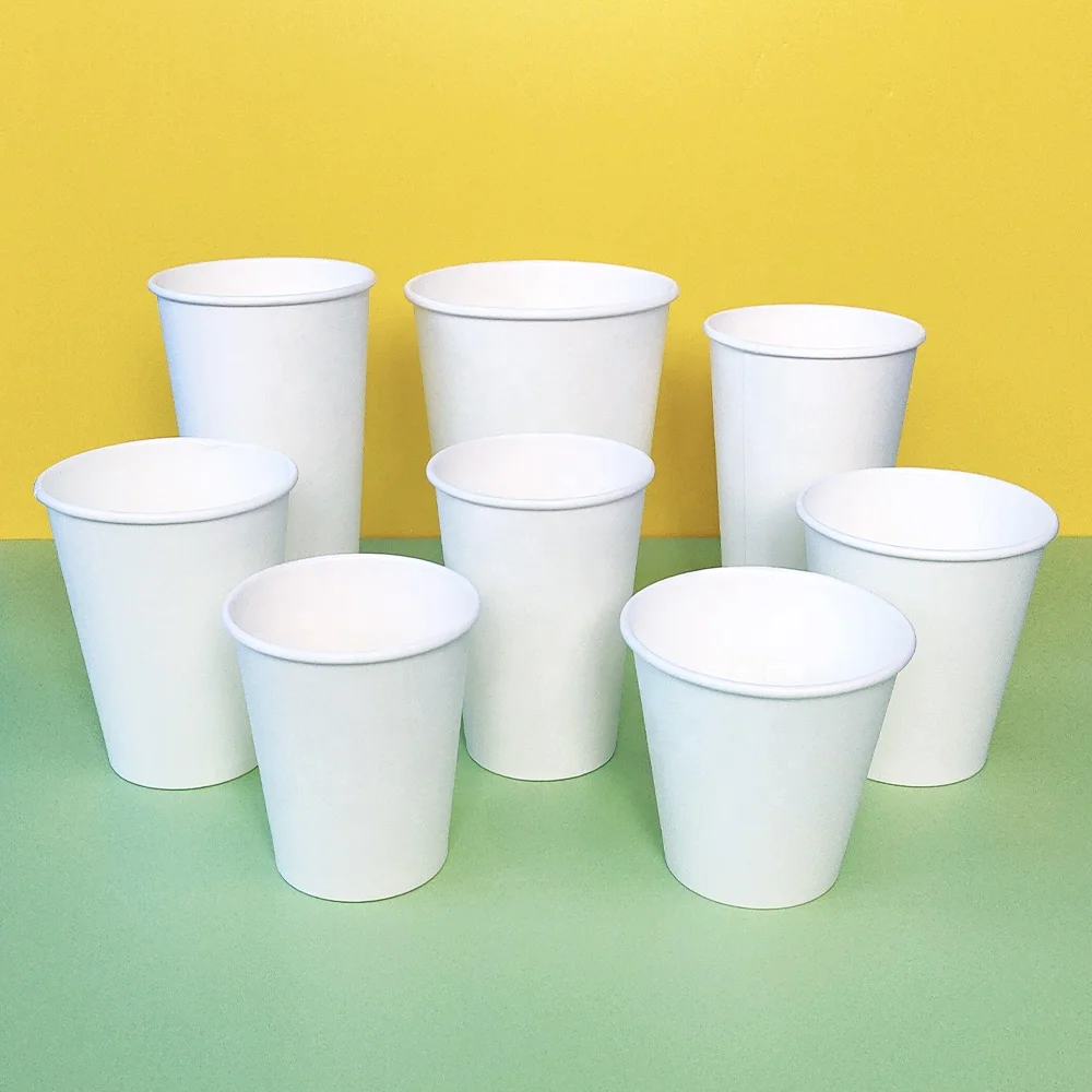 Spot Stock Wholesale Eco Friendly Disposable Paper Coffee Cups