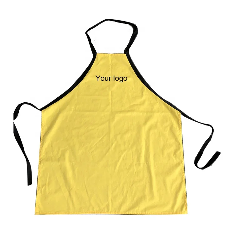 Promotion Customized print logo cotton Twill  kitchen Apron
