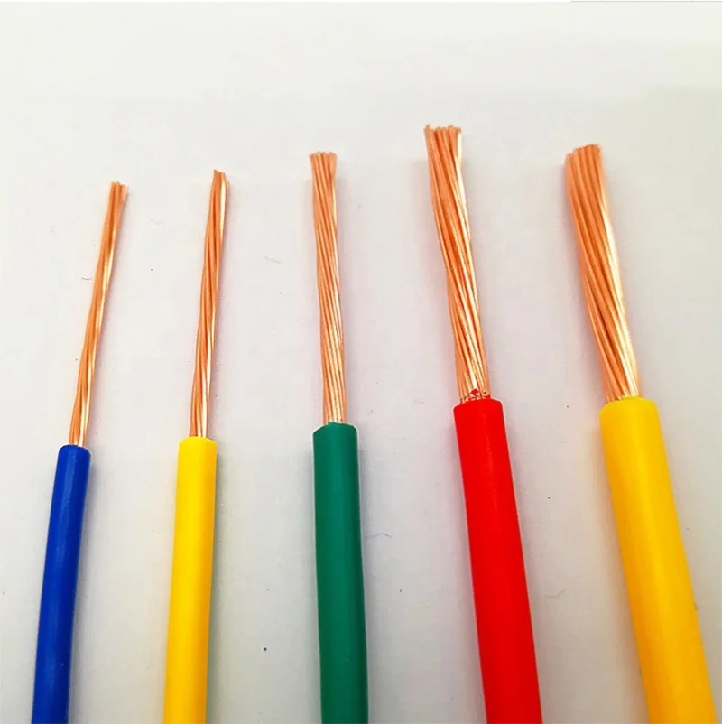 SO9001 Certified flexible cable 750v copper 1.5mm 2.5mm wire and electric cable bv bvr bvv bvvb rv rvv  household wire