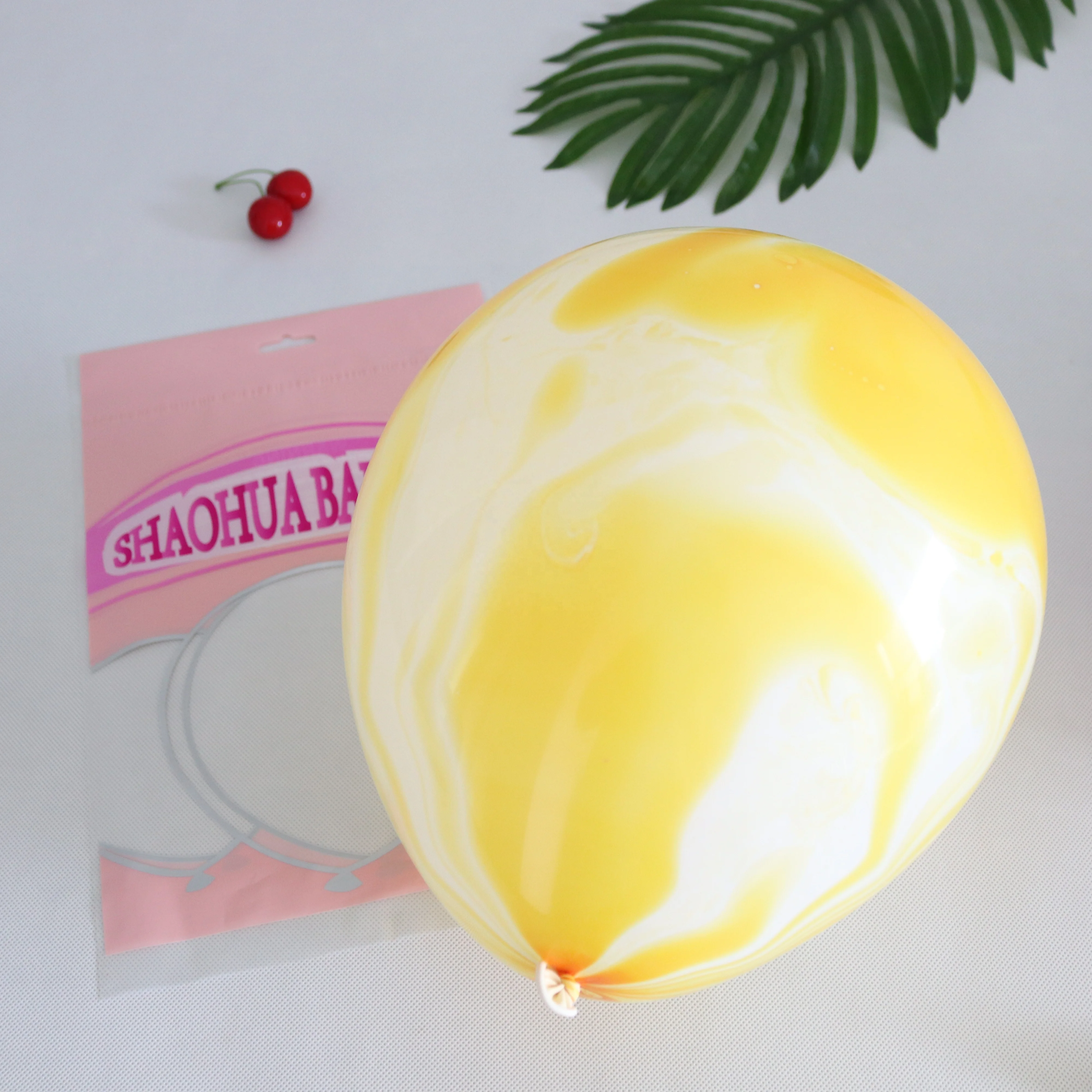 High quality cheap party decoration 4 colorful printed balloon marble balloon beautiful party balloon cloud