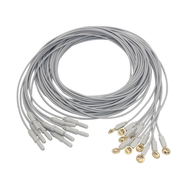 Medical China Silver EEG Cup Electrodes Cable