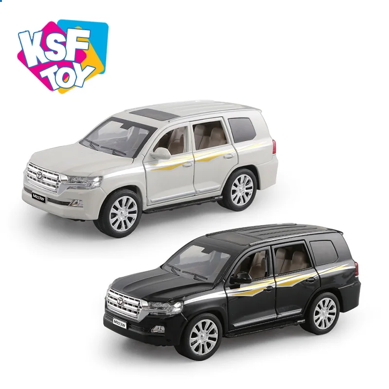 1:24 open door pull back car model diecast toy vehicles Pullback Metal Car With Light Music Battery