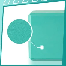 Portable Yoga Block Strap Set EVA Foam Yoga Blocks Multifunctional Non Slip Yoga Brick 8 ft Straps for Stretching