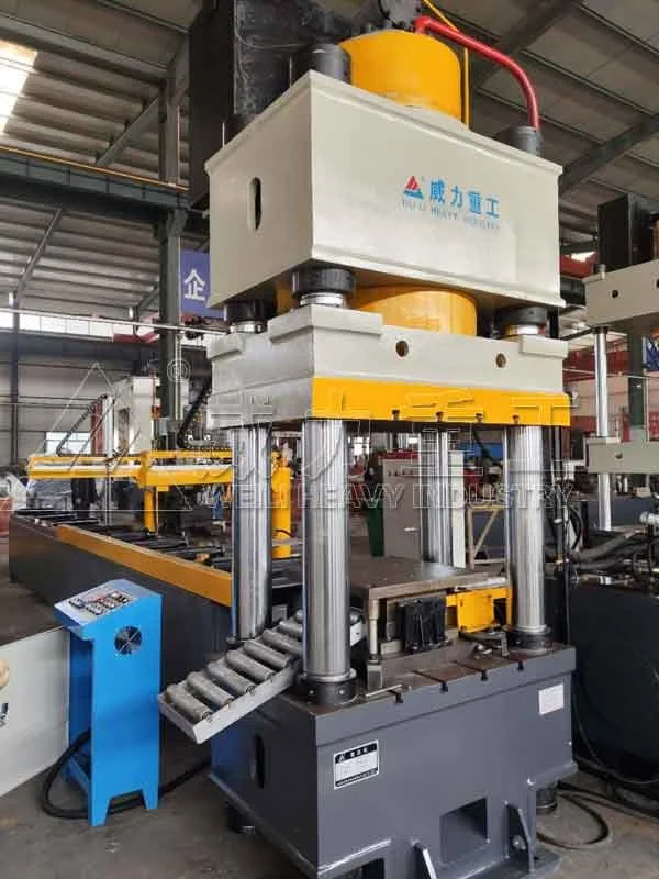 YW32-500T aneway house mine hole anchor rod matching silver black round square steel metal hydraulic press