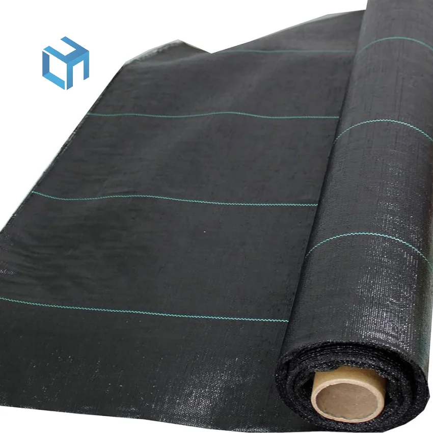 Woven Weed Control Pp Weed Control Mat Garden Landscape Fabric For Blueberry Factory Price Shandong Factory Direct Sale