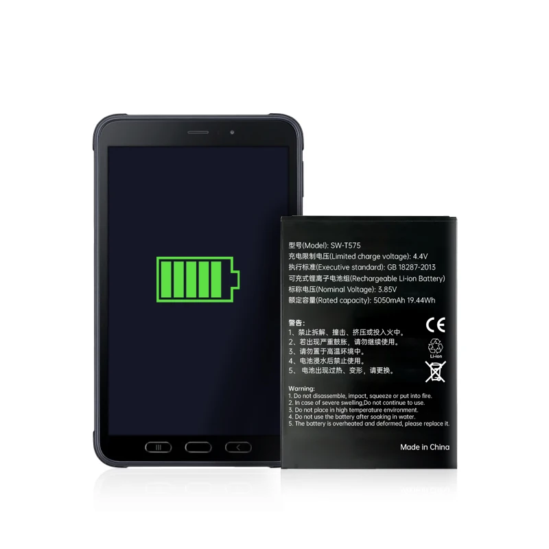 EB-BT575BBE Tablet Replacement Battery for Samsung Galaxy Tab Active 3 SM-T577 T570 T575