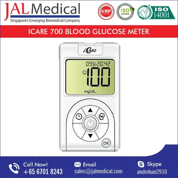 20-60% Sensitivity Blood Glucose Meter/Monitor Test Device