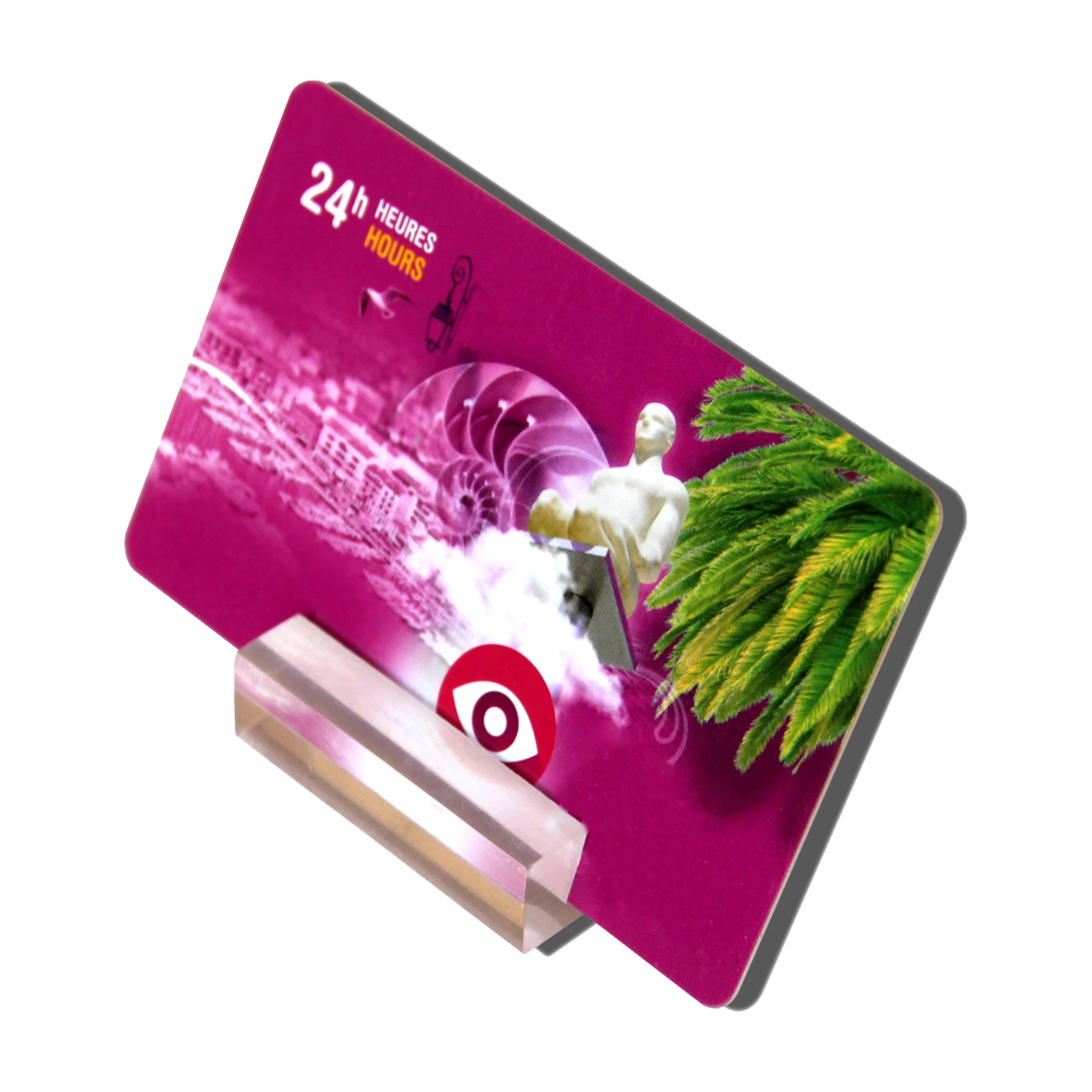  Бесплатный образец Cmyk печать позолоченные пластиковые ПВХ Rfid смарт-чип карты от