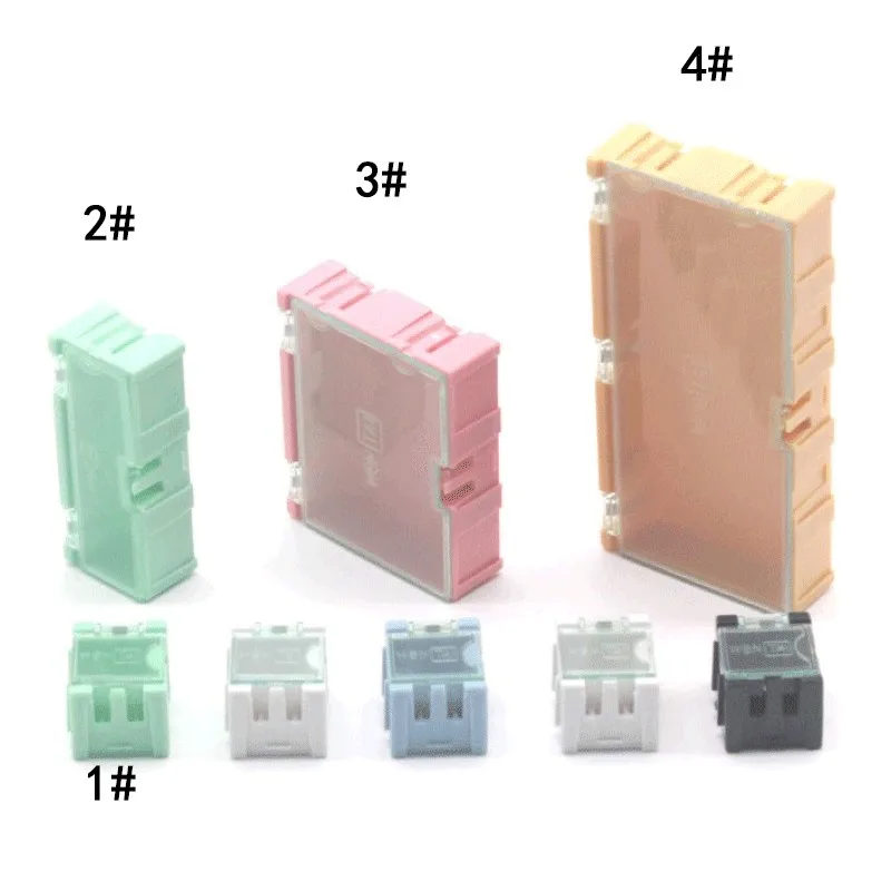 1# ESD SMD SMT Electronic Component Container Mini IC Storage Box