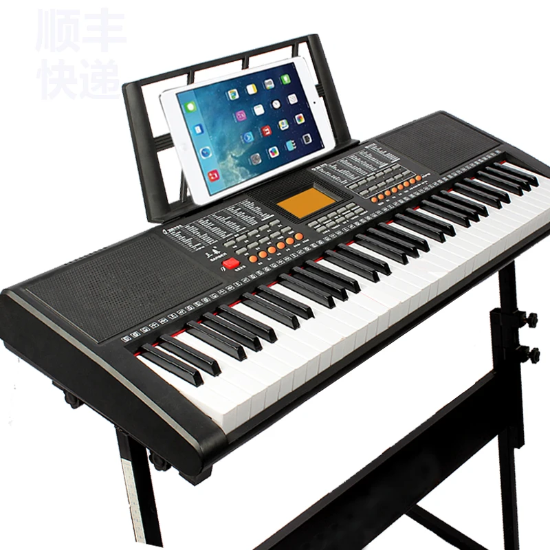 USB MP3 цифровая клавиатура пианино 61 клавиша музыкальная Инструменты синтезатор Китай для начинающих