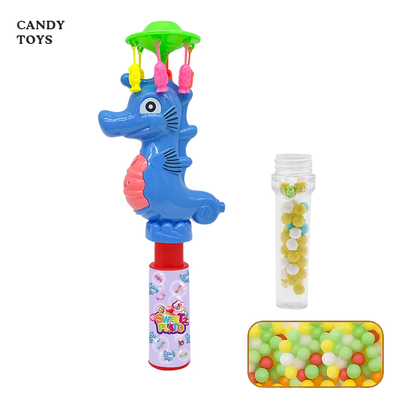 Shantou Plato Confectionery Toys Sea Horse Candies Kids Candy Toy For Children Golosinas