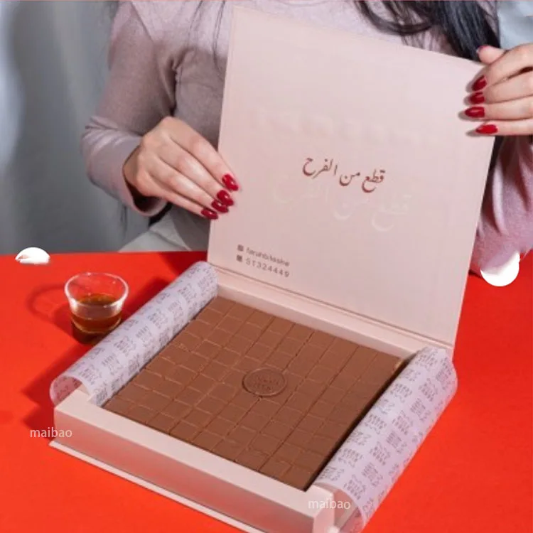 Wholesale Eco Friendly Divider Cake Box Custom Printed Donut Packaging Box Bakery Food Grade Cookie Pastry Chocolate Brownie Box