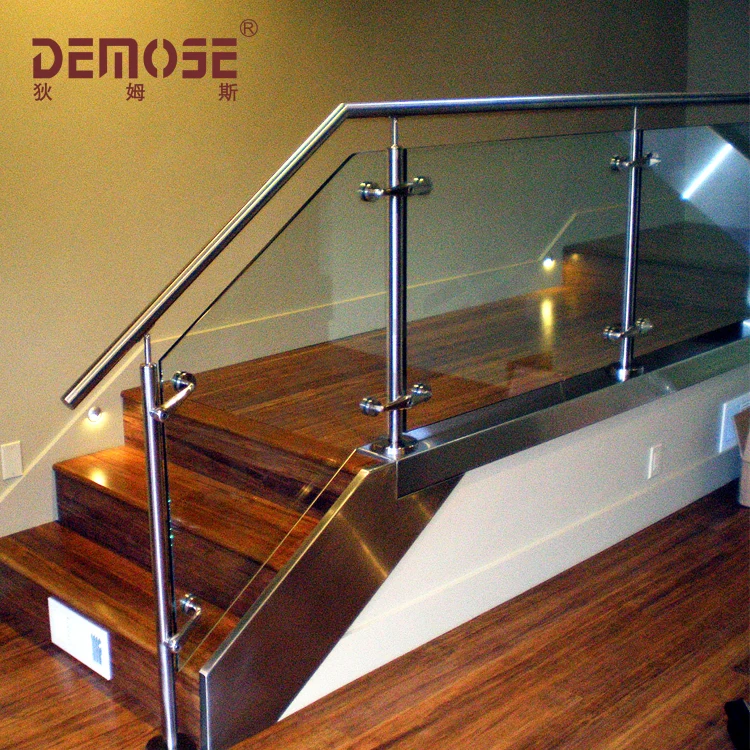 
indoor/interior plexiglass stair handrail /railing/balustrade 