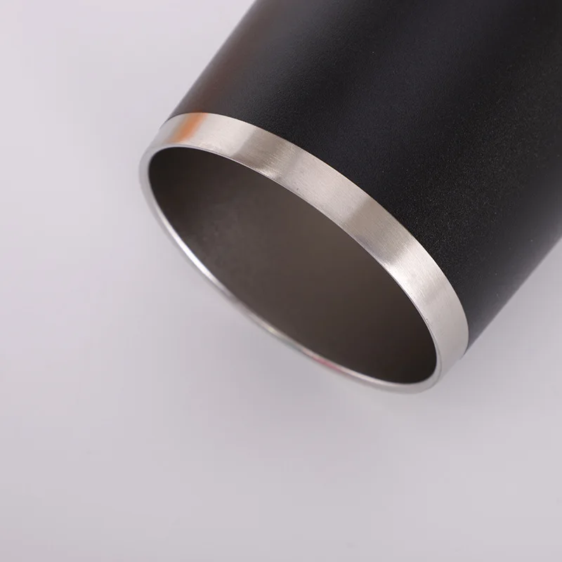 Custom 12oz double wall stemless stainless steel wine tumbler insulated vacuum egg shape mugs Cup wine glass with lids