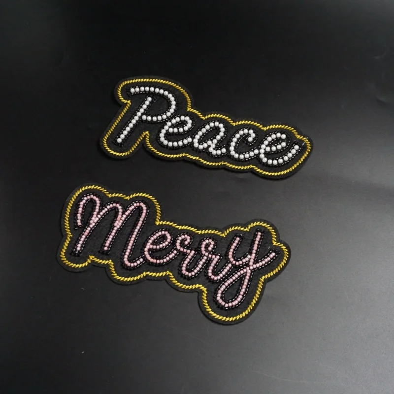 Wholesale silver color bow tie motif rhinestones beading patch bow tie rhinestone applique fabric