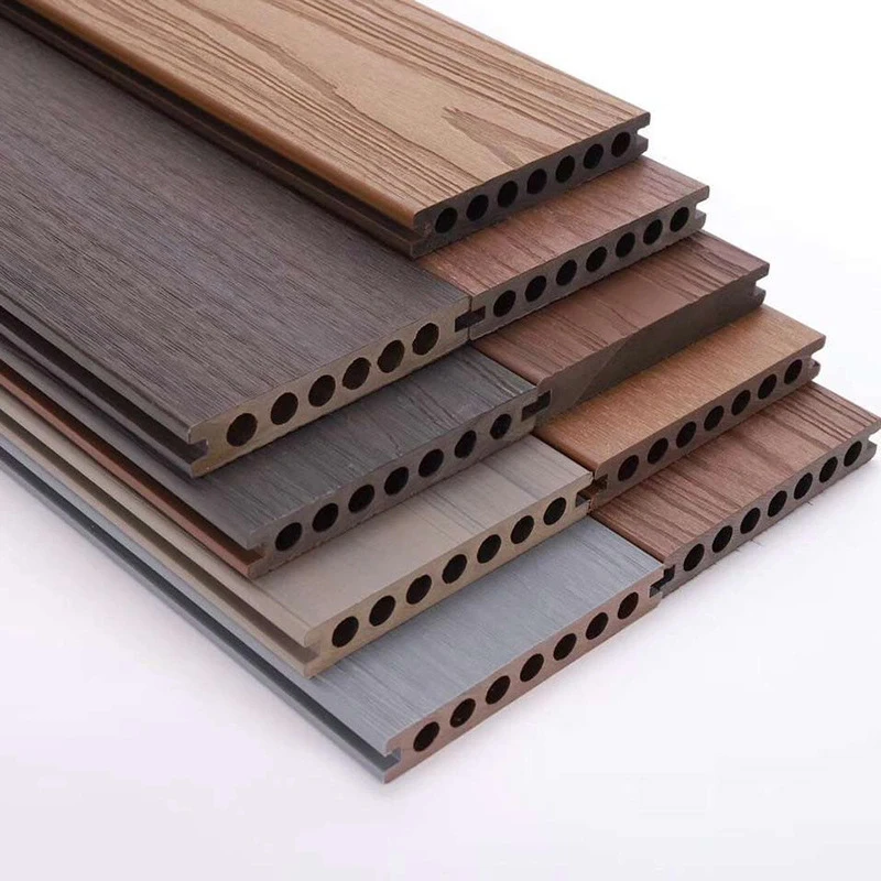 Outdoor WPC decking Waterproof Garden Anticorrosive Balcony WPC Flooring More Colors