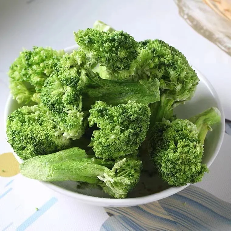 Factory Wholesale Vegetable Freeze Dry Healthy Freeze Dried Broccoli