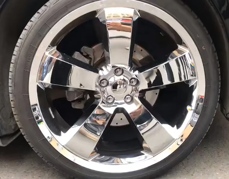 Custom shinny electroplated 5 spokes forged wheels for Chrysler 300C Mustang Viper Buick Toyota Lexus Lincoln Audi Mercedes S