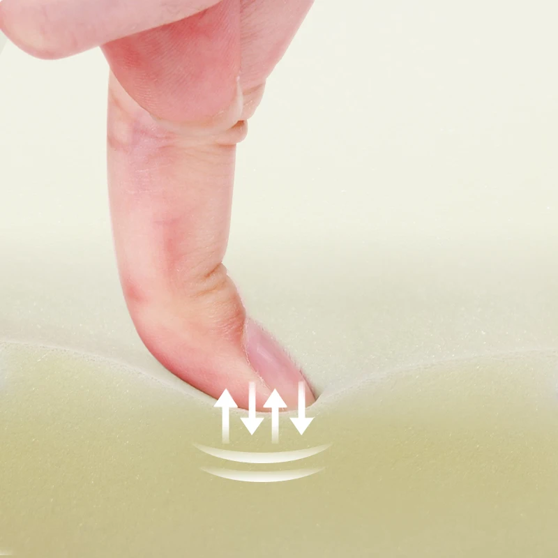 Union Win salon orthopedic cured eyelash table foam topper sponge mattress eyelash memory foam curved topper lash bed mattress