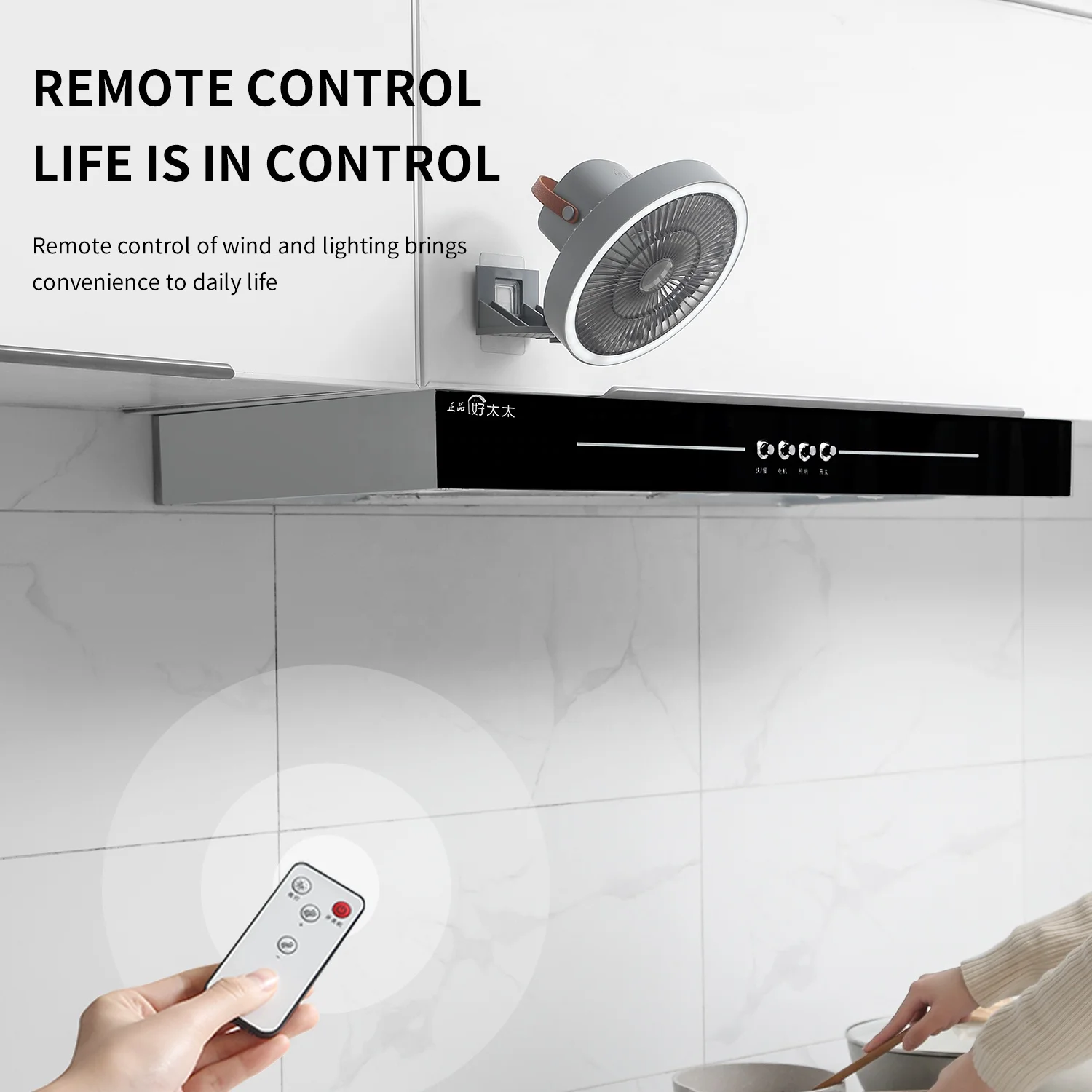 Multi functional wall mounted fan USB charging head shaking detachable mini fan household bedroom kitchen toilet portable fan